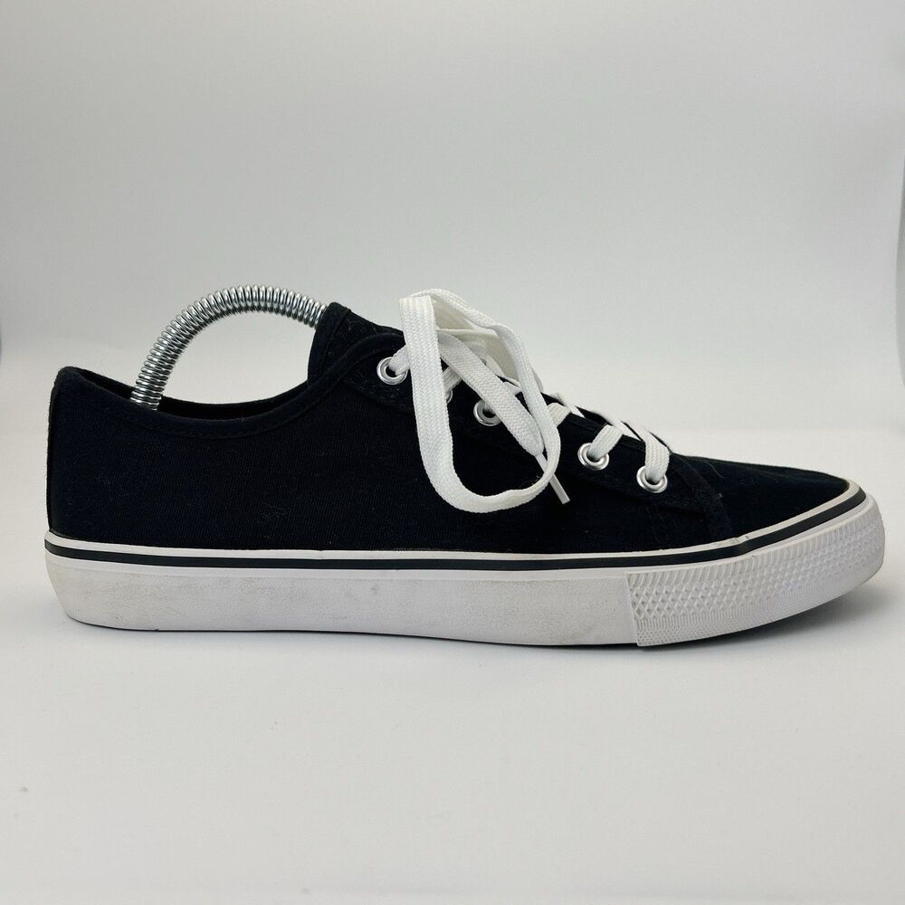 Balera Canvas Low Top Sneaker Women’s 10 Black Hip hop Dance Shoe Party Prom - Picture 2 of 9